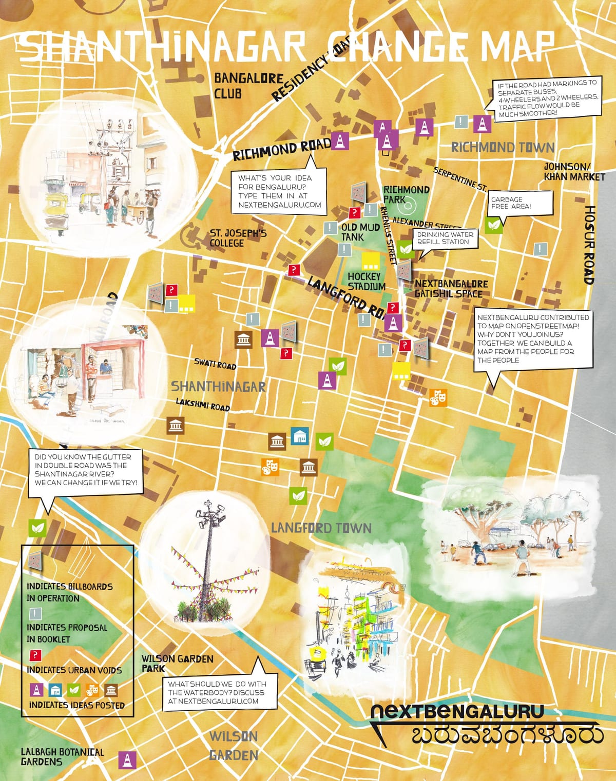 carrer comercial Bangalore compres mapa