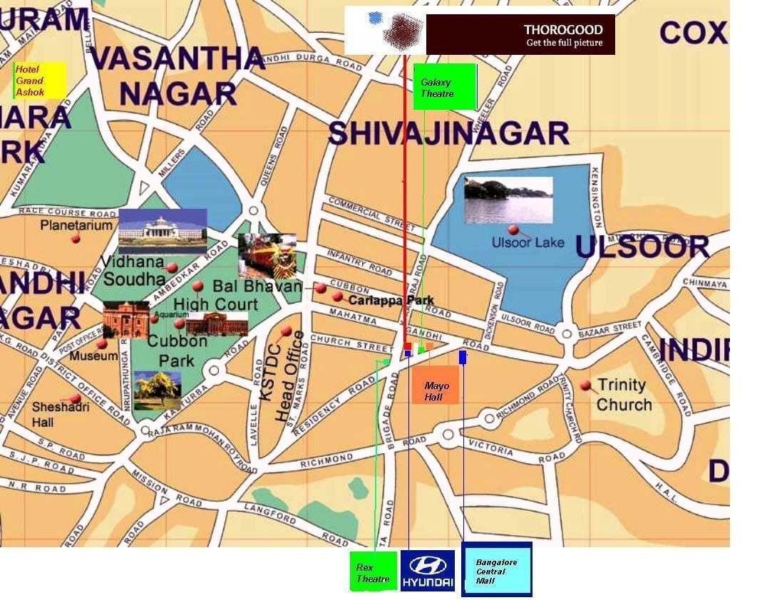 Ulsoor Bangalore mapa