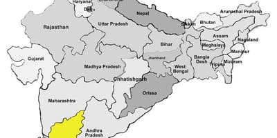 Mapa de Bangalore, a l'índia
