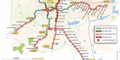 Namma metro fase 2 mapa de rutes