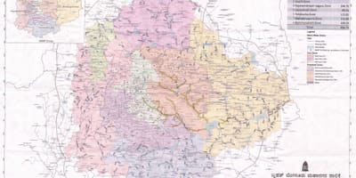 Mapa de BBMP rajakaluve