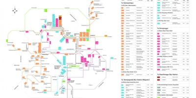 BMTC autobús mapa de rutes